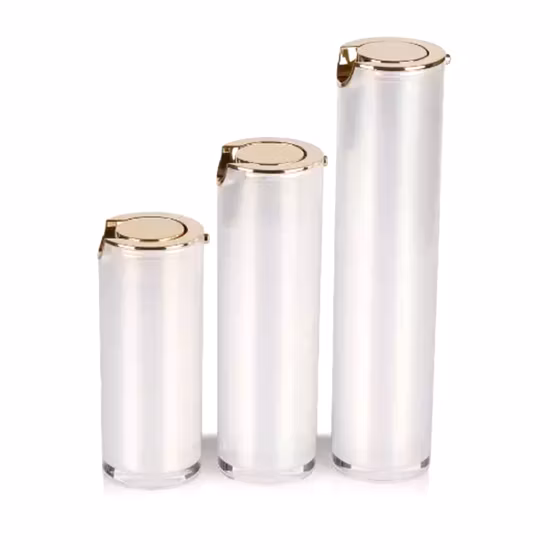 15ml 30ml 50ml Empty Plastic Acrylic PP Double Wall Serum Airless Cream Pump Cosmetic Bottle