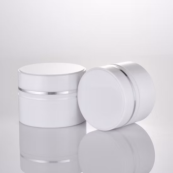 Double Wall PS Plastic Transparent Face Cream Jar