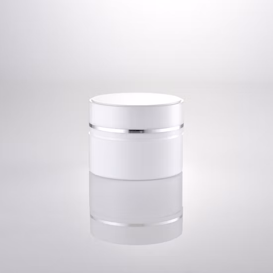 PSプラスチック二重壁クリアフェイスクリームジャー